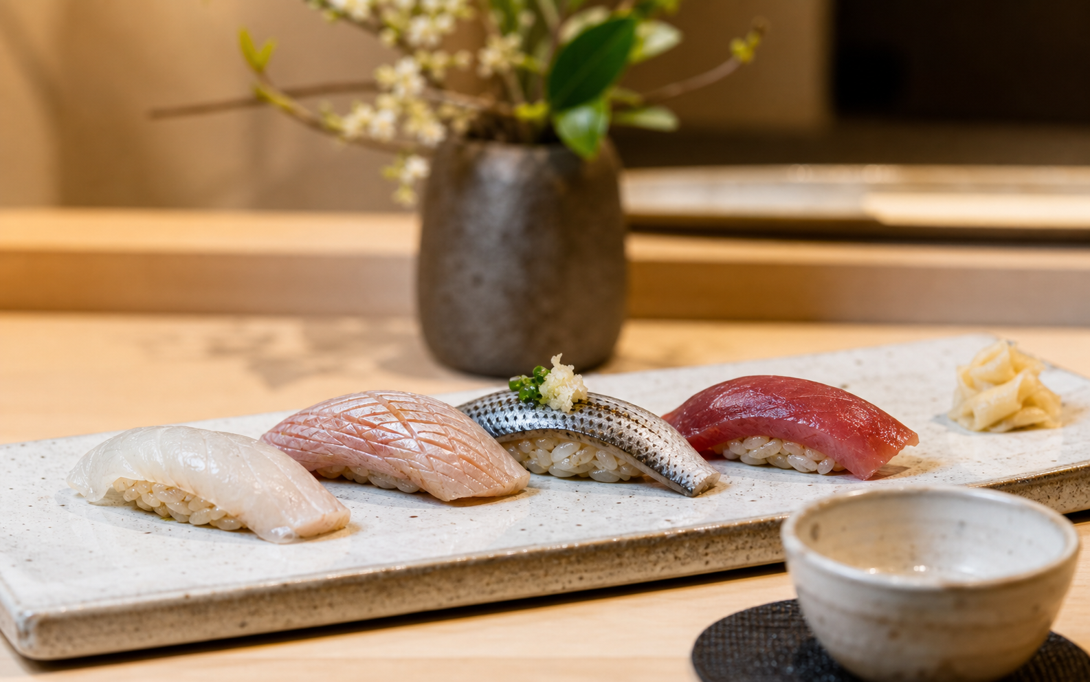 鮨やくしどう：地魚を中心に編んだ一貫