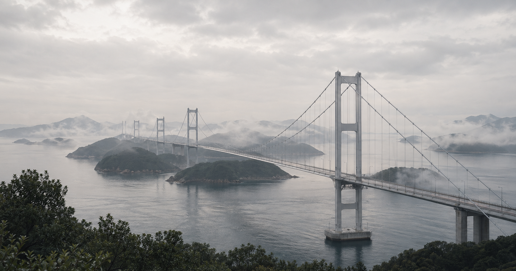 雨上がりのしまなみ海道